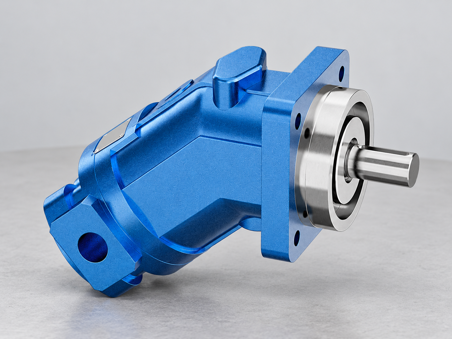 Reference-based A2FM bent-axis motor exterior for displacement-test interface review