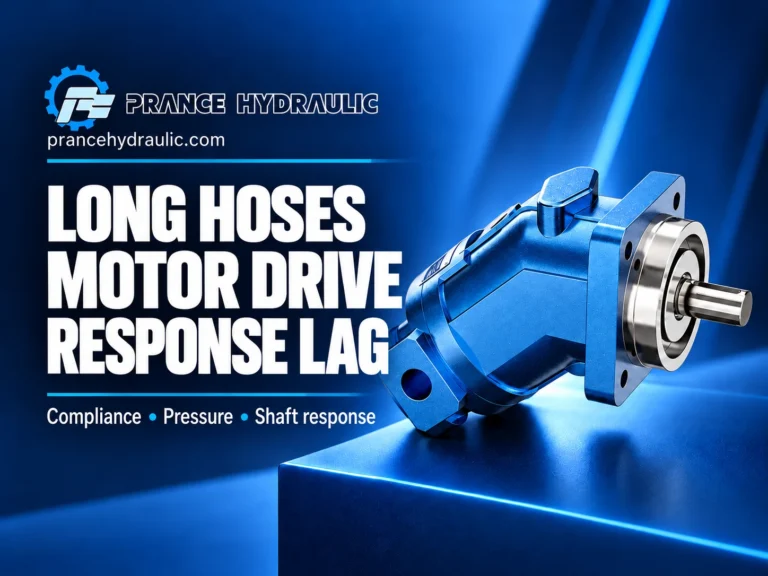 Prance Hydraulic guide: Long Hoses Motor Drive Response Lag — Compliance • Pressure • Shaft response