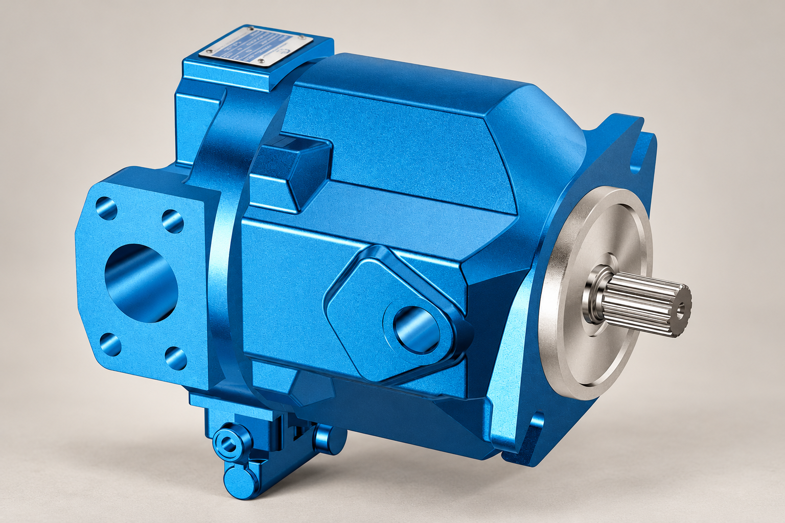 A10VO pump housing exterior view illustrating the variable displacement pump family